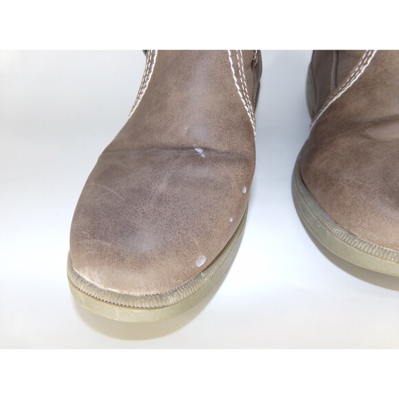 Totes  Diedre  Winter Boots Brown Quilted Faux Leather Faux Fur Lined Size 9 - Picture 3 of 8